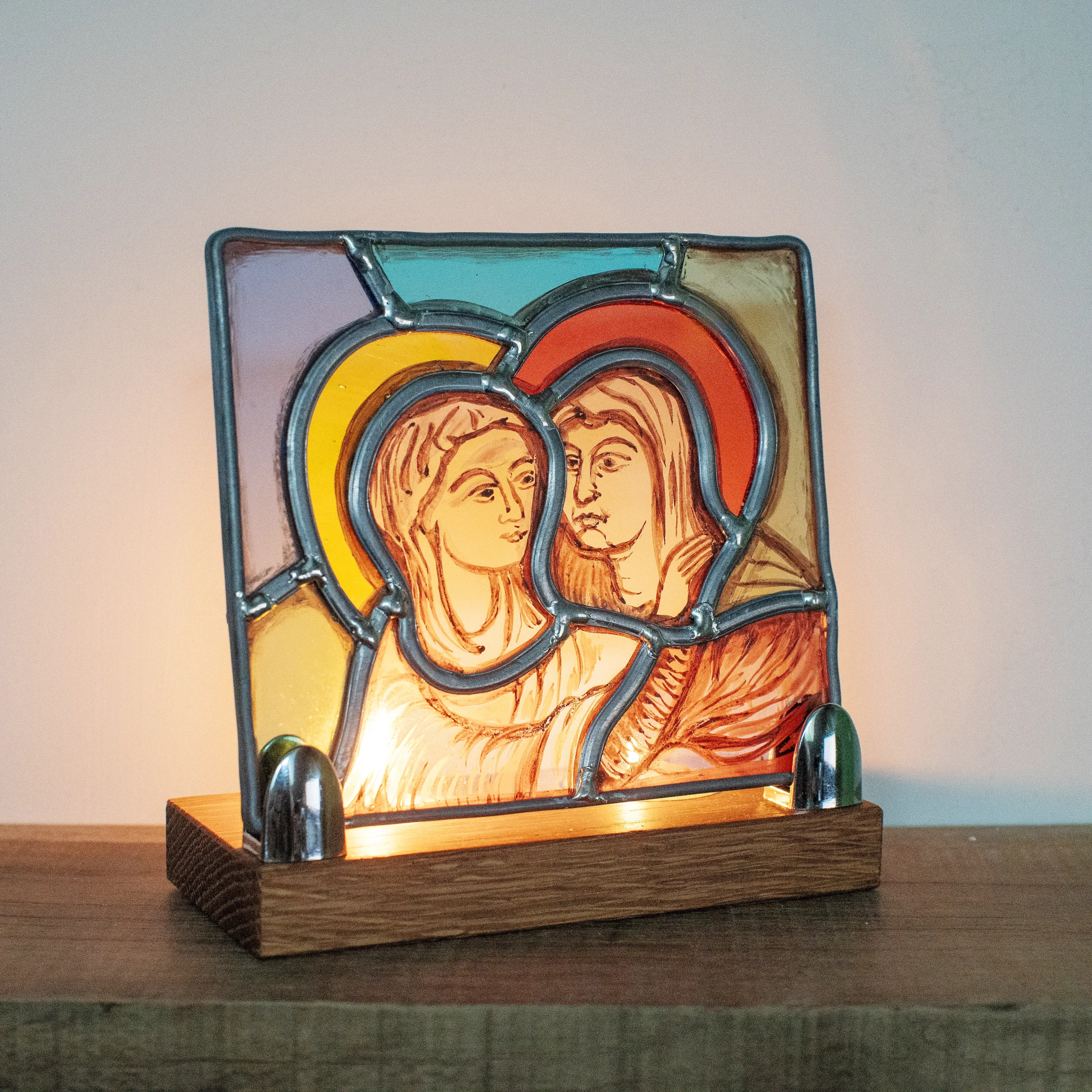 petit vitrail la visitation