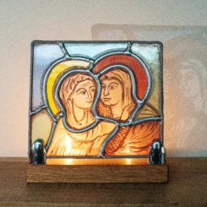 vitrail la visitation